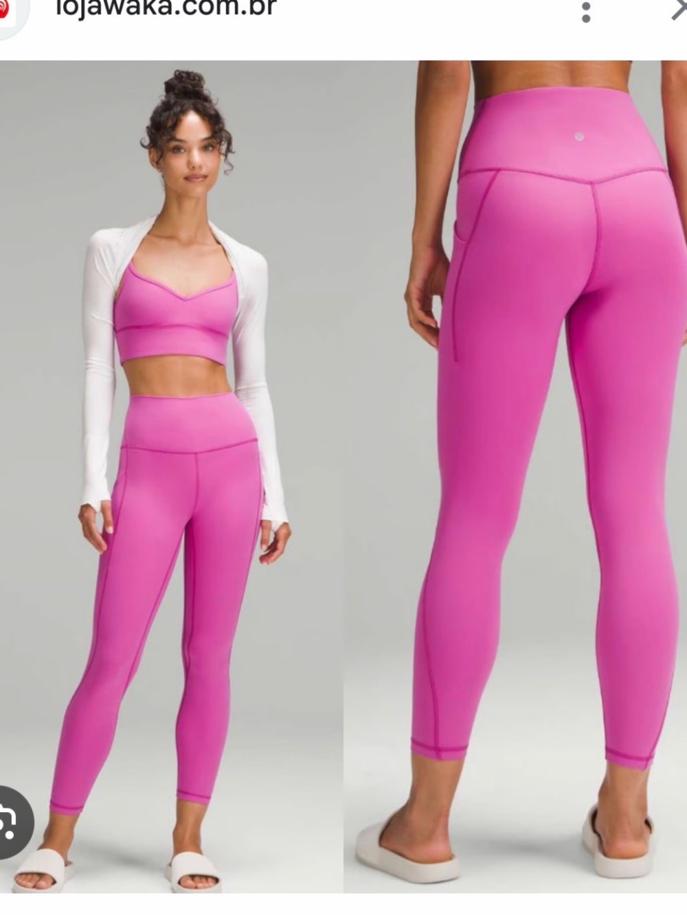 Lululemon hot pink align High-Waist Leggings *hard to find!
